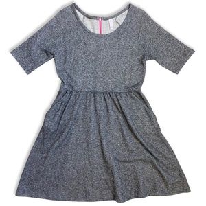 Xhiliration Short Sleeve Dress with Pockets